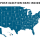A map of hate incidents reported to the Southern Poverty Law Center
Southern Poverty Law Center screenshot